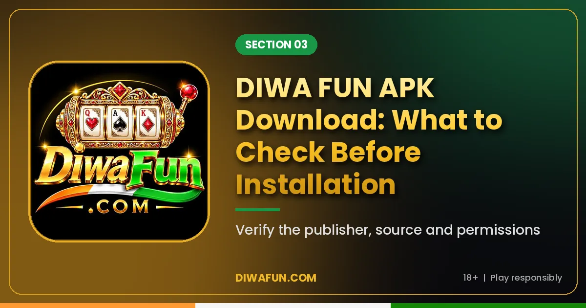 DIWA FUN APK download safety checklist
