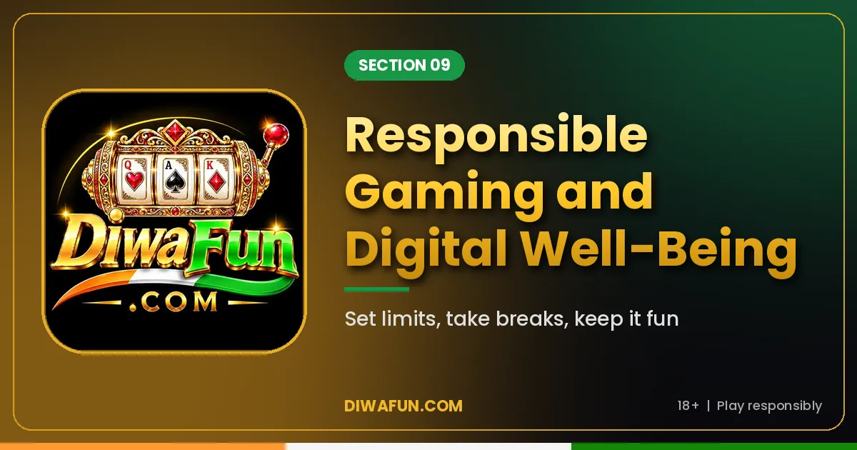 Responsible gaming and digital well-being